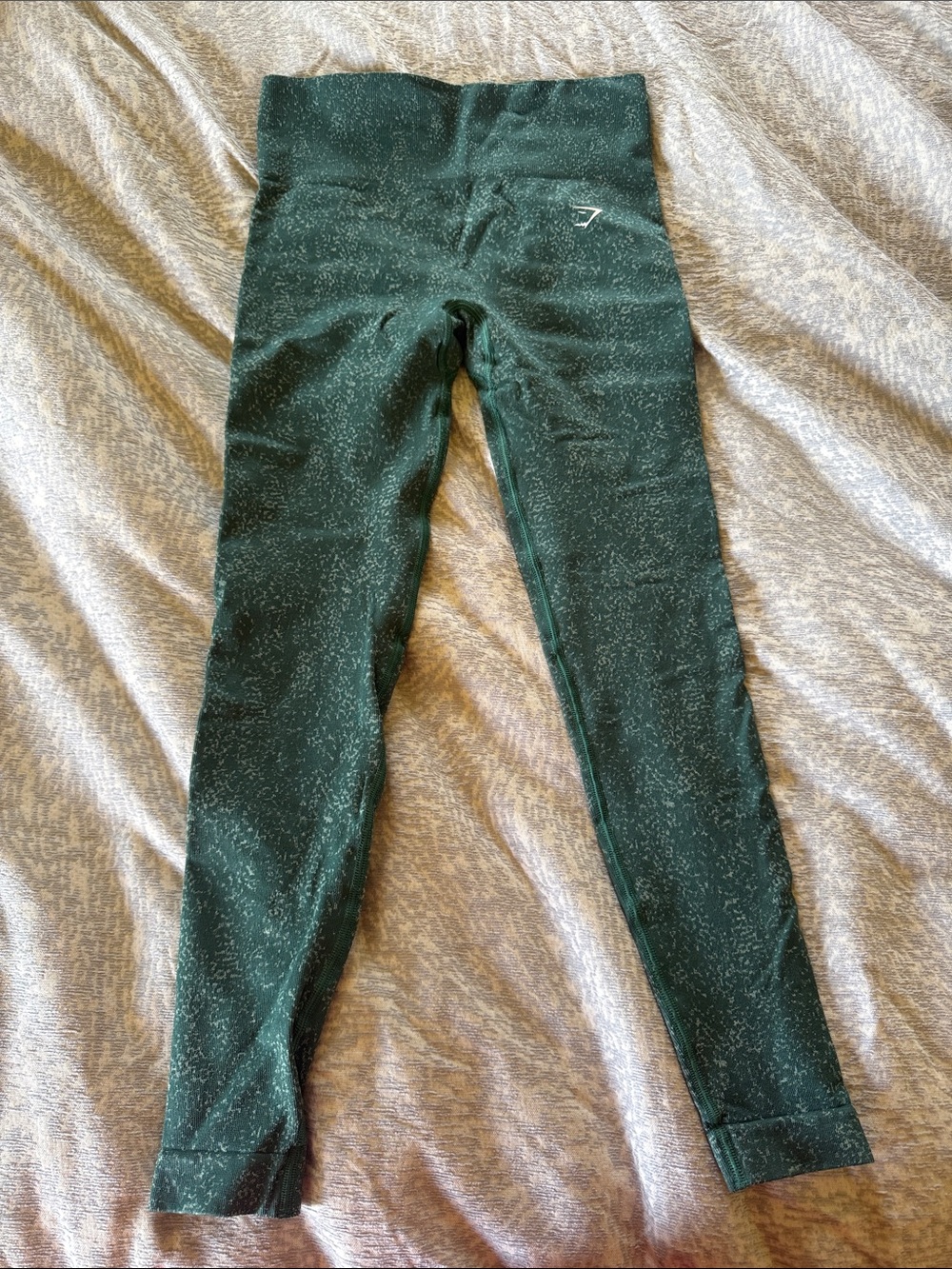 Gymshark Dark Green Heathered High-Waist Women’s Leggings